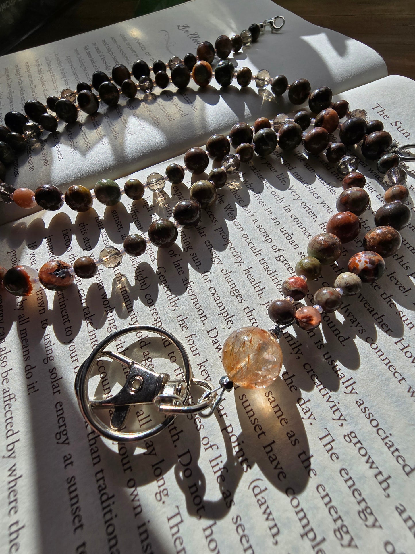 The Earth & Stone Lanyard Sacred Sol Design