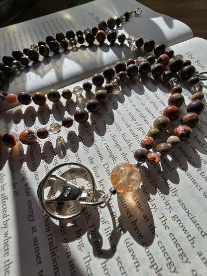The Earth & Stone Lanyard Sacred Sol Design