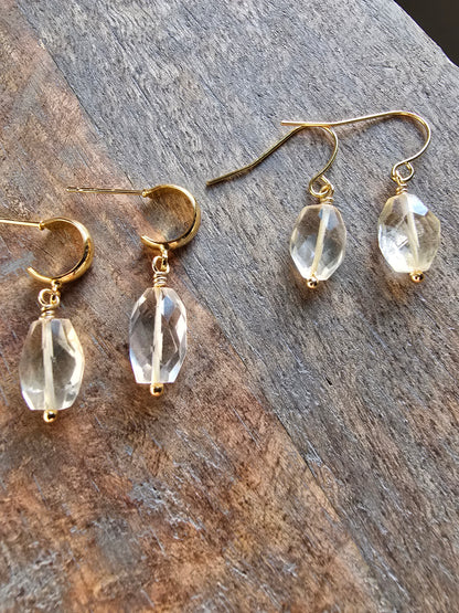 Citrine Sol Earrings Sacred Sol Design