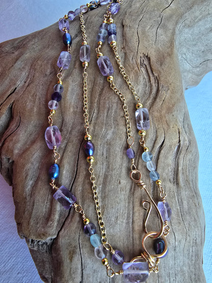 Violet Tide Necklace Sacred Sol Design
