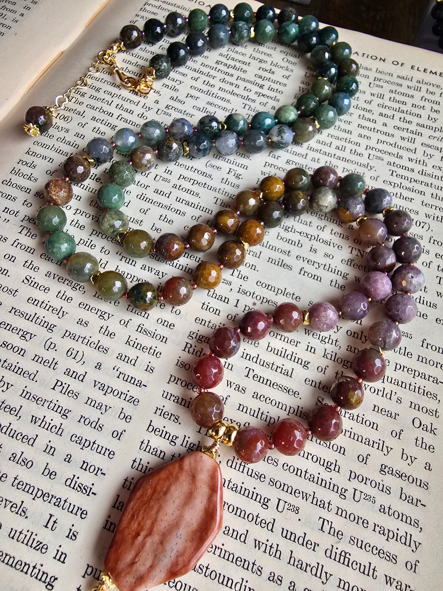 The Indian Summer Opera Necklace Sacred Sol Design