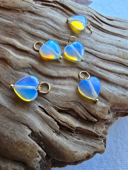 Opalite Heart Drops