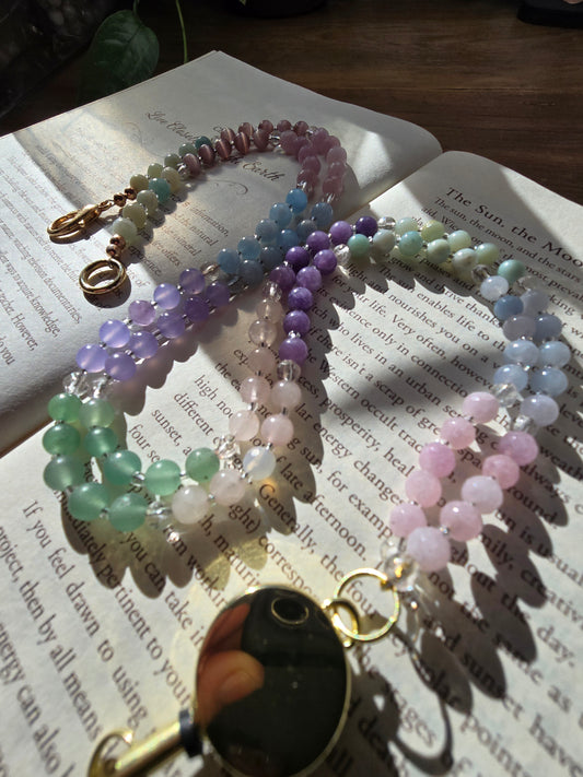 The Calming Cosmos Badge Lanyard Sacred Sol Design