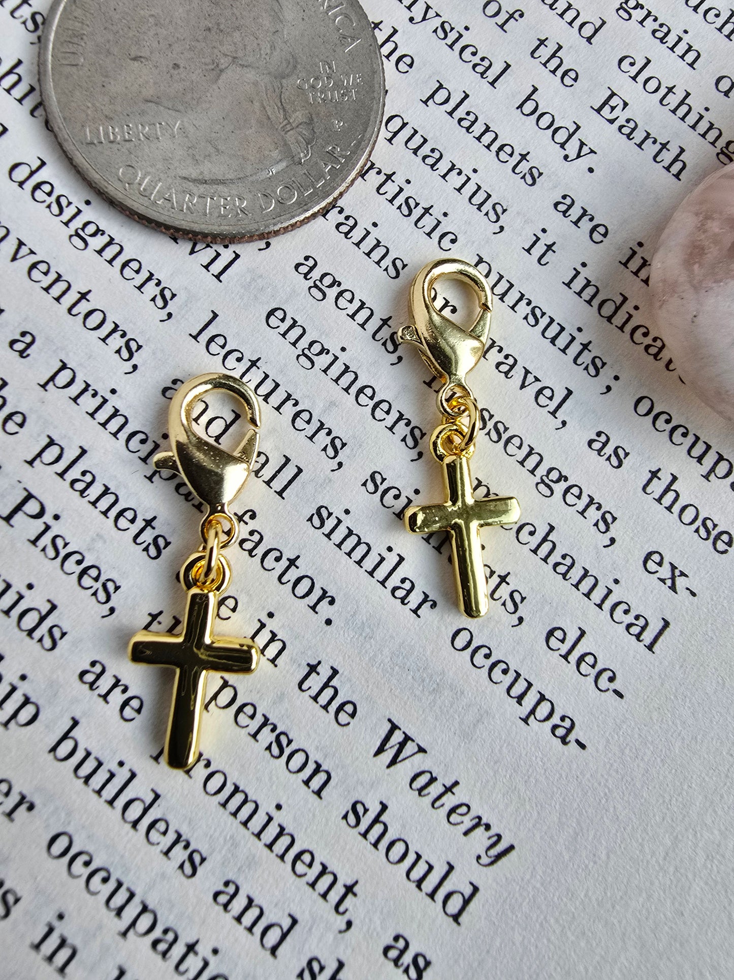 Dainty Faith Cross Charm My Store
