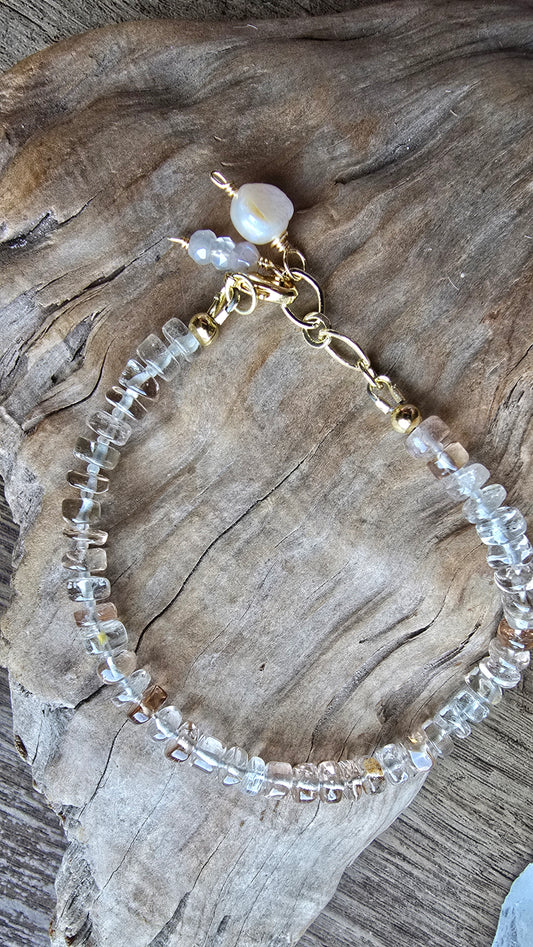 Luster Champagne Quartz Bracelet My Store