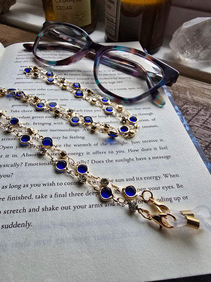 The Jewel Drop Eyeglass Chain Sacred Sol Design