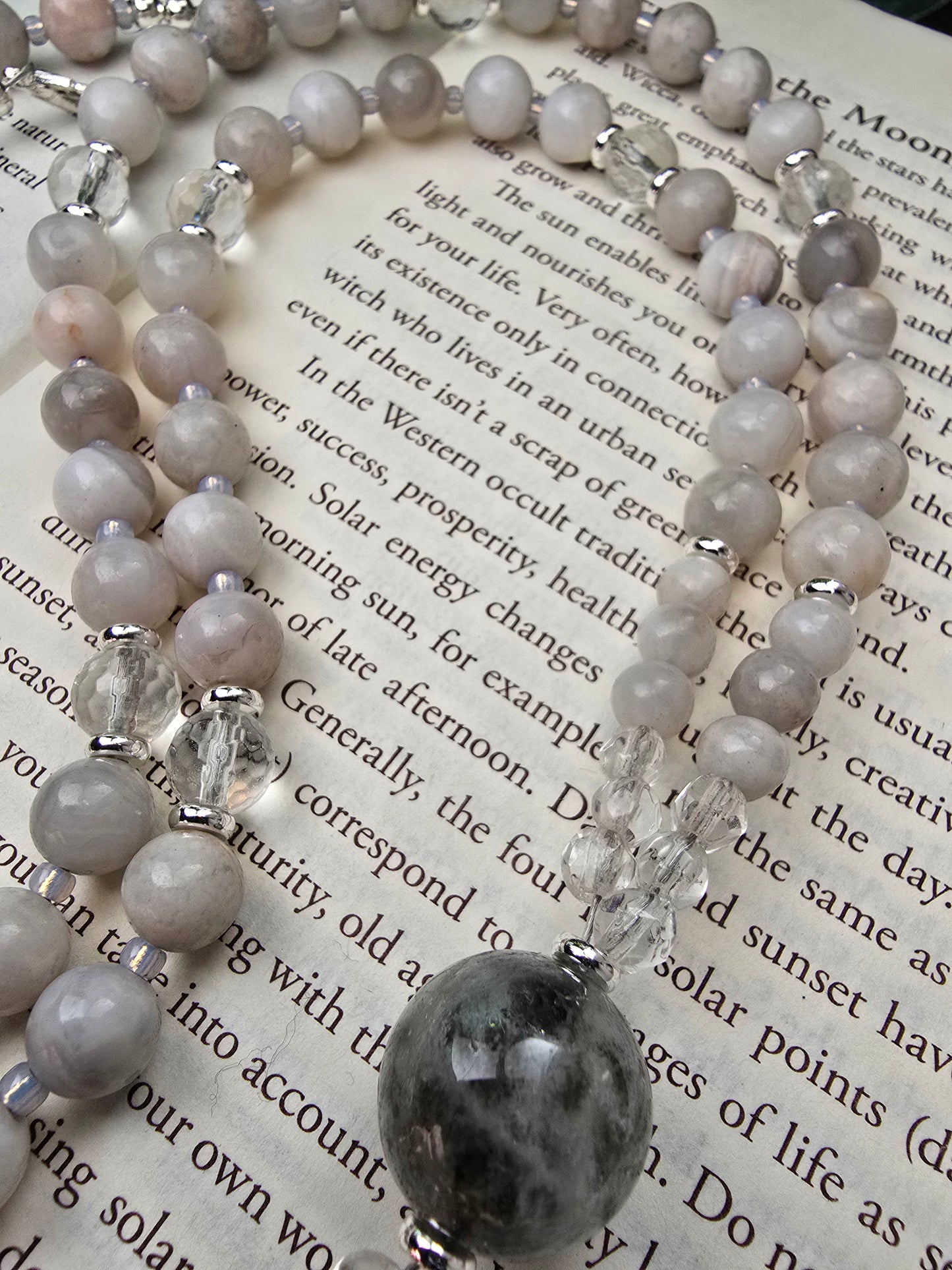 Aquamarine Tranquility Lanyard Sacred Sol Design