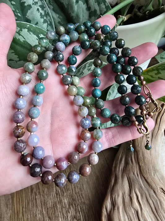 Moss & River Necklace Sacred Sol Design