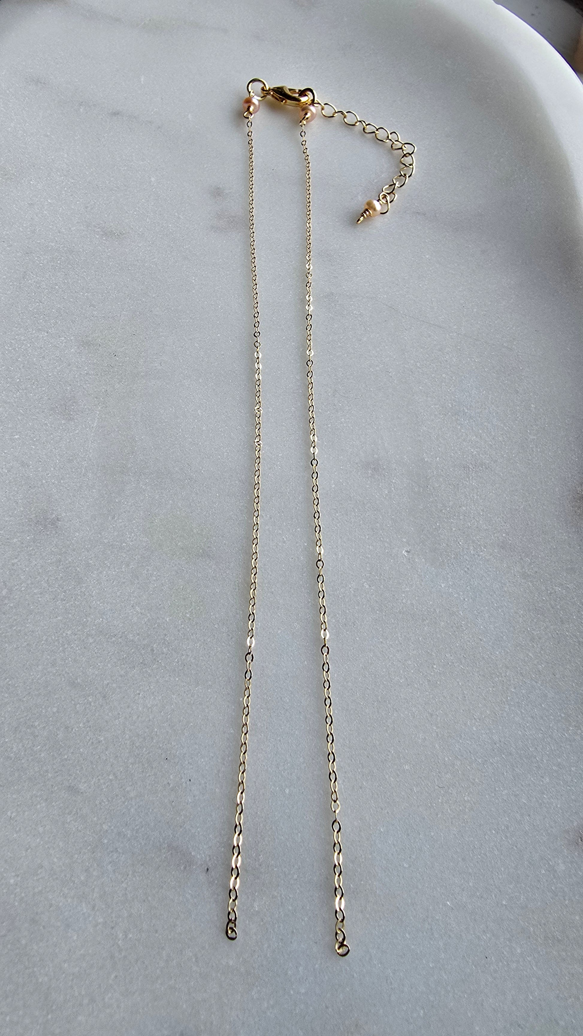 Mystic Moonstone Gold Filled Necklace Sacred Sol Design