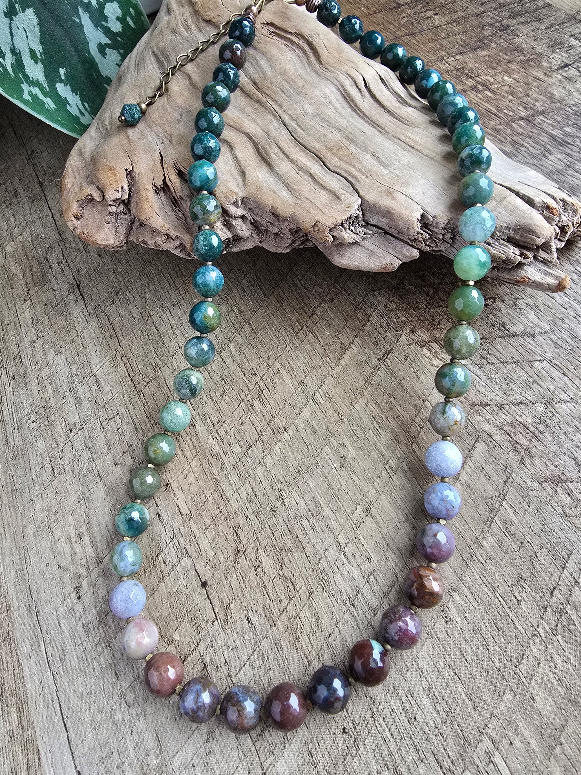 Moss & River Necklace Sacred Sol Design