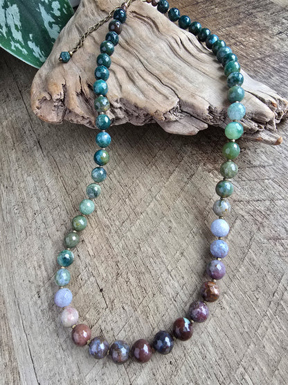 Moss & River Necklace Sacred Sol Design