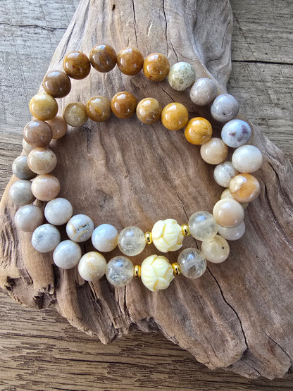 Citrine and Coral Bracelet My Store