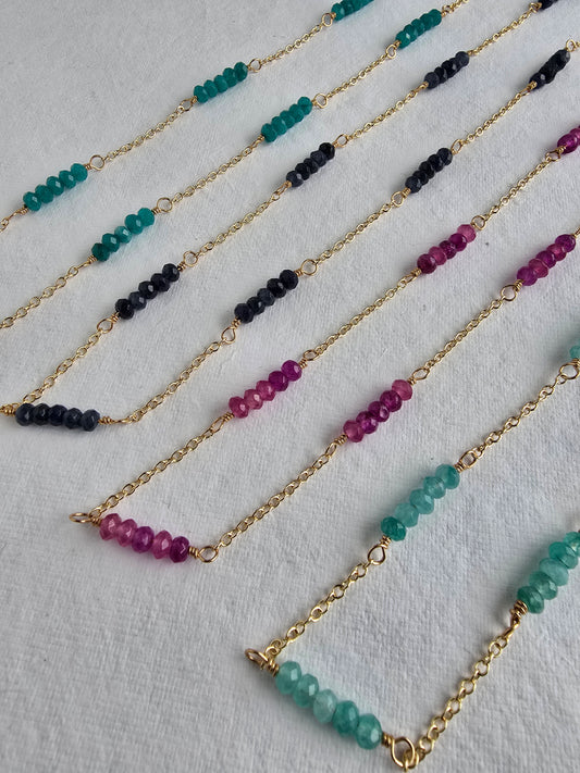 Everyday Gemstone Necklace