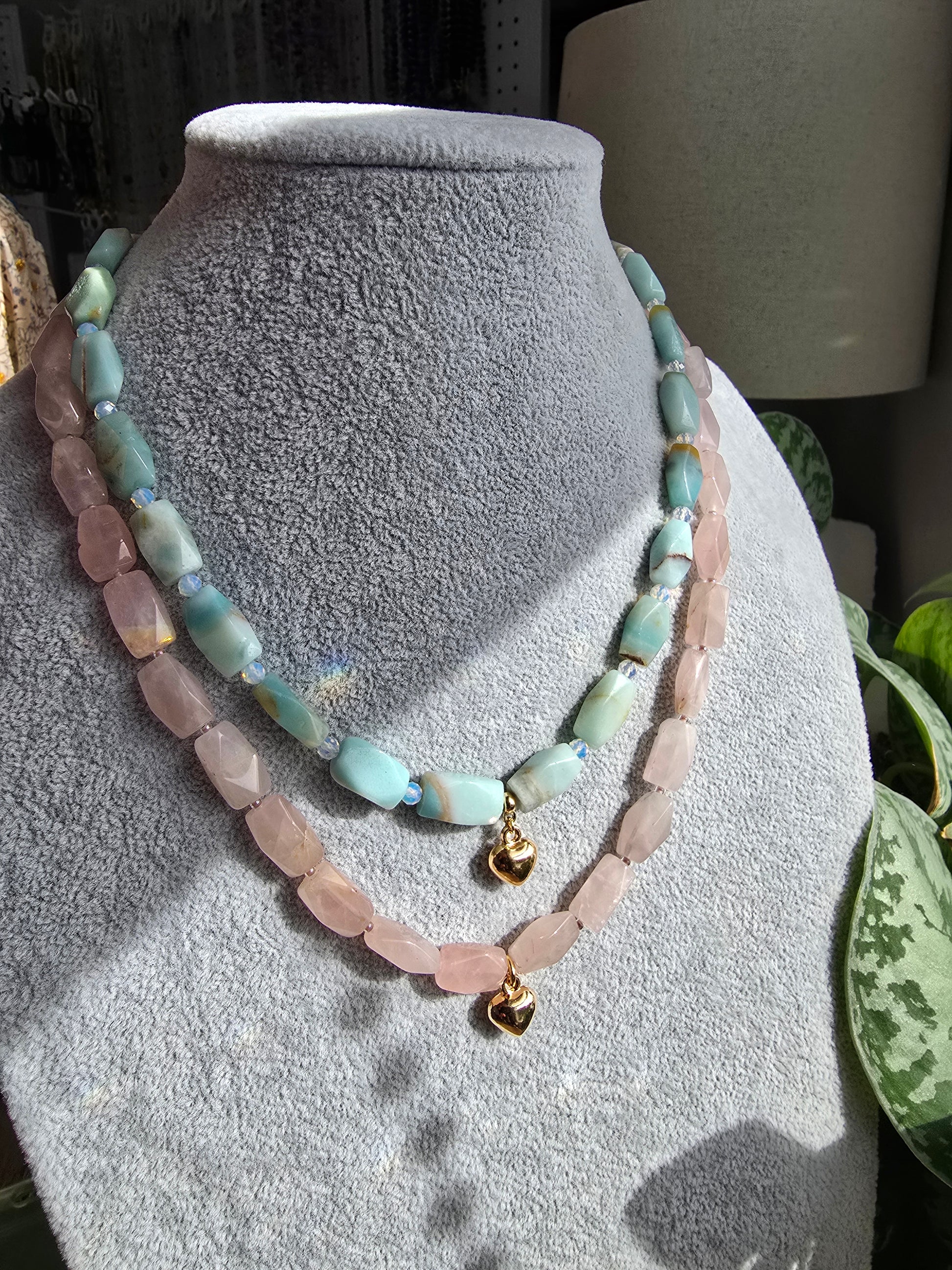 The Serene Heart Necklace Sacred Sol Design