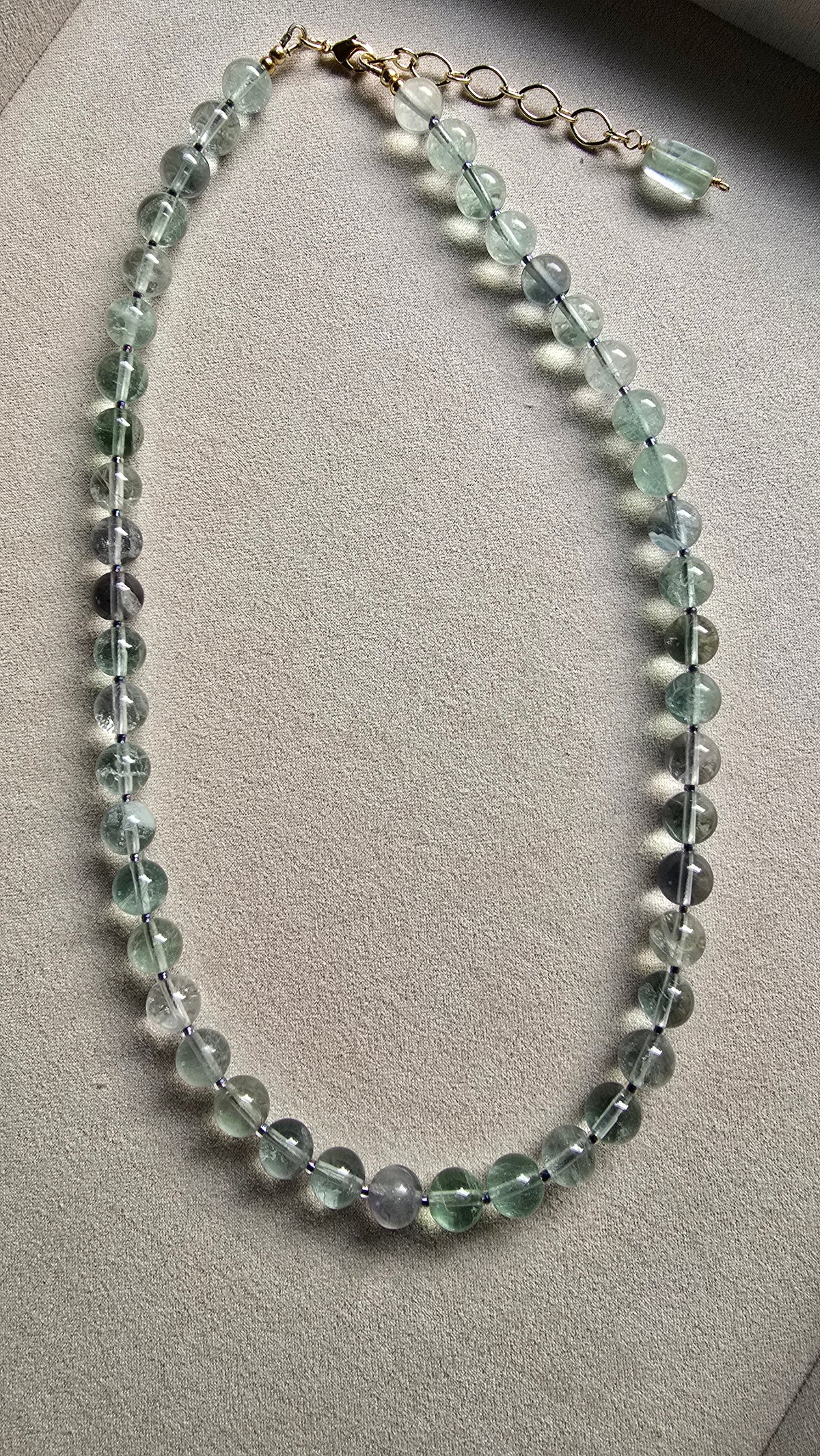 Fluorite Strata Necklace Sacred Sol Design