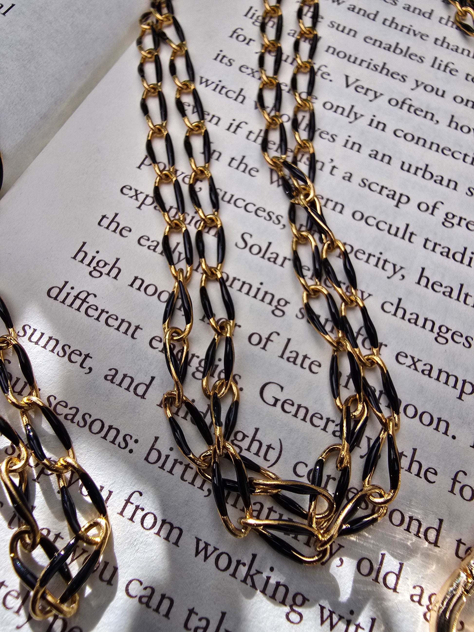 Enamel Chain "Be Free" Lanyard Sacred Sol Design