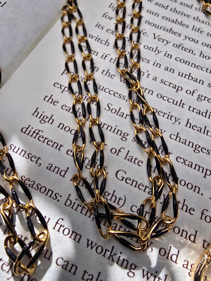 Enamel Chain "Be Free" Lanyard Sacred Sol Design