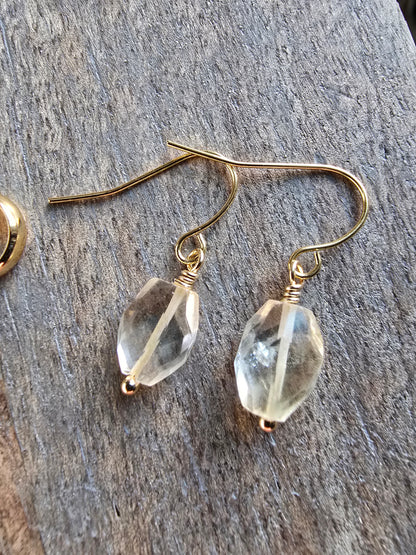 Citrine Sol Earrings Sacred Sol Design