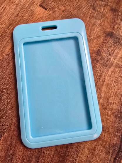 Colorful 2 Badge Card Holder Sacred Sol Design