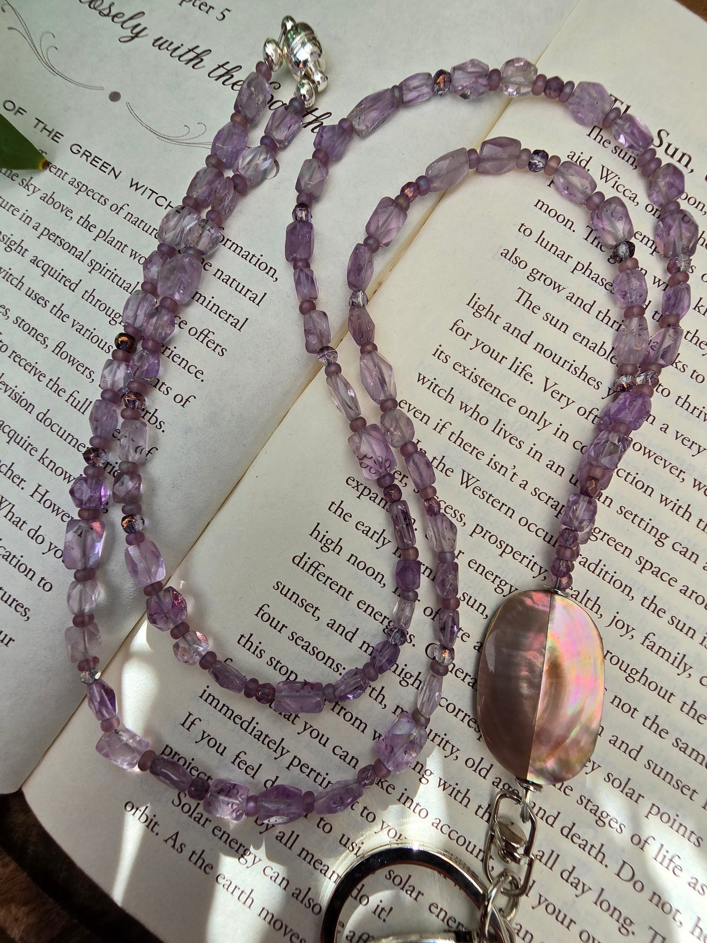 The Amethyst Iridescence Lanyard Sacred Sol Design