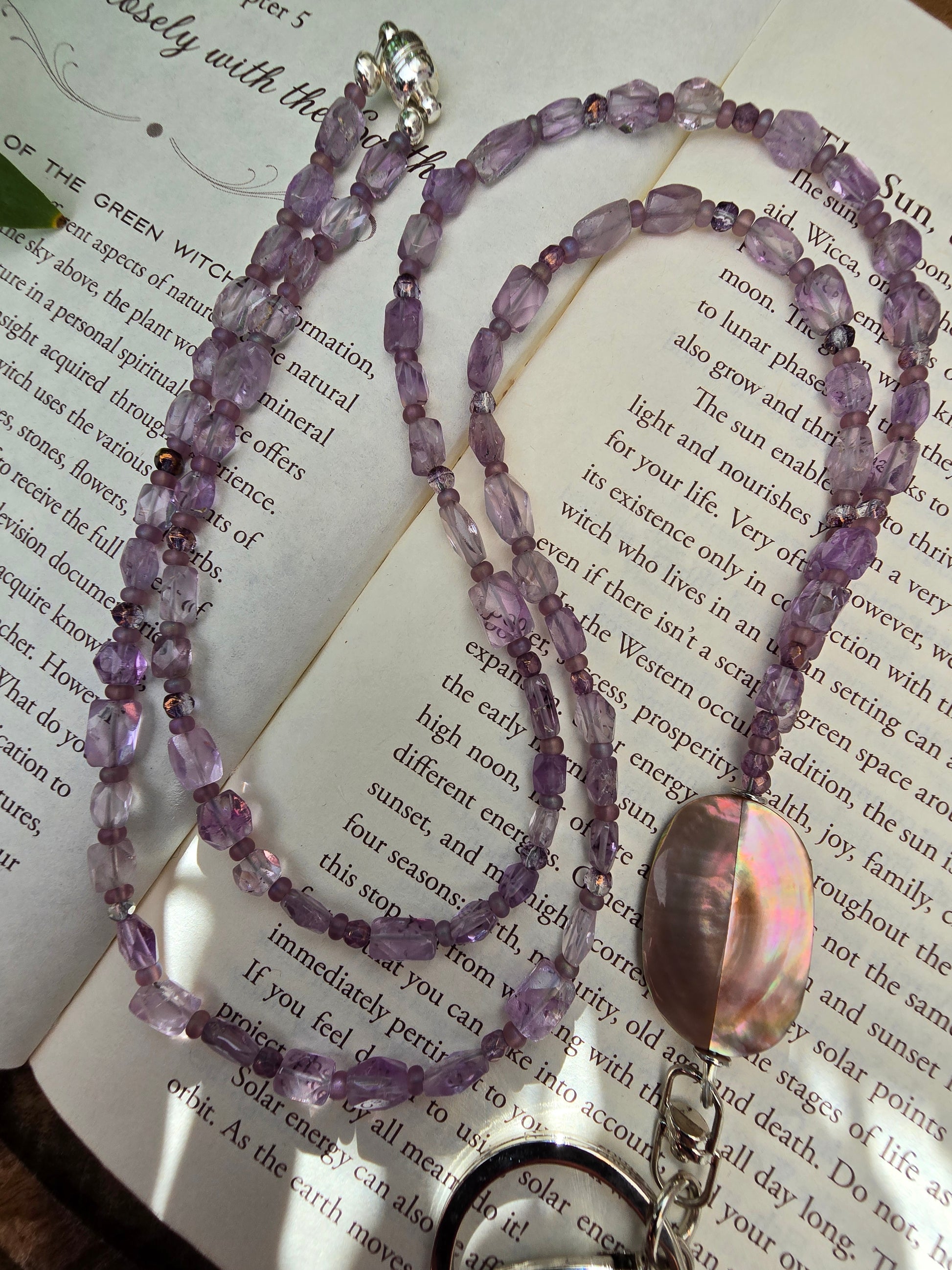 The Amethyst Iridescence Lanyard Sacred Sol Design