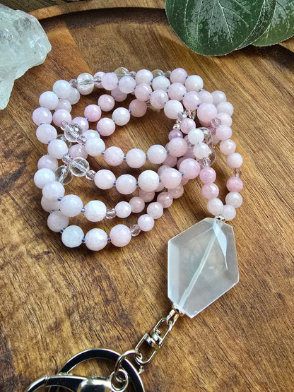 The Kindred Soul - Soft Purple Kunzite Lanyard Sacred Sol Design