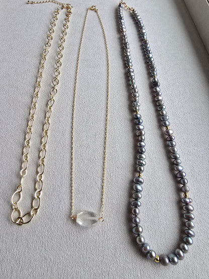 Faceted Citrine Gold Filled Dainty Necklace Sacred Sol Design