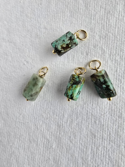 Turquoise Barrel Drops Sacred Sol Design