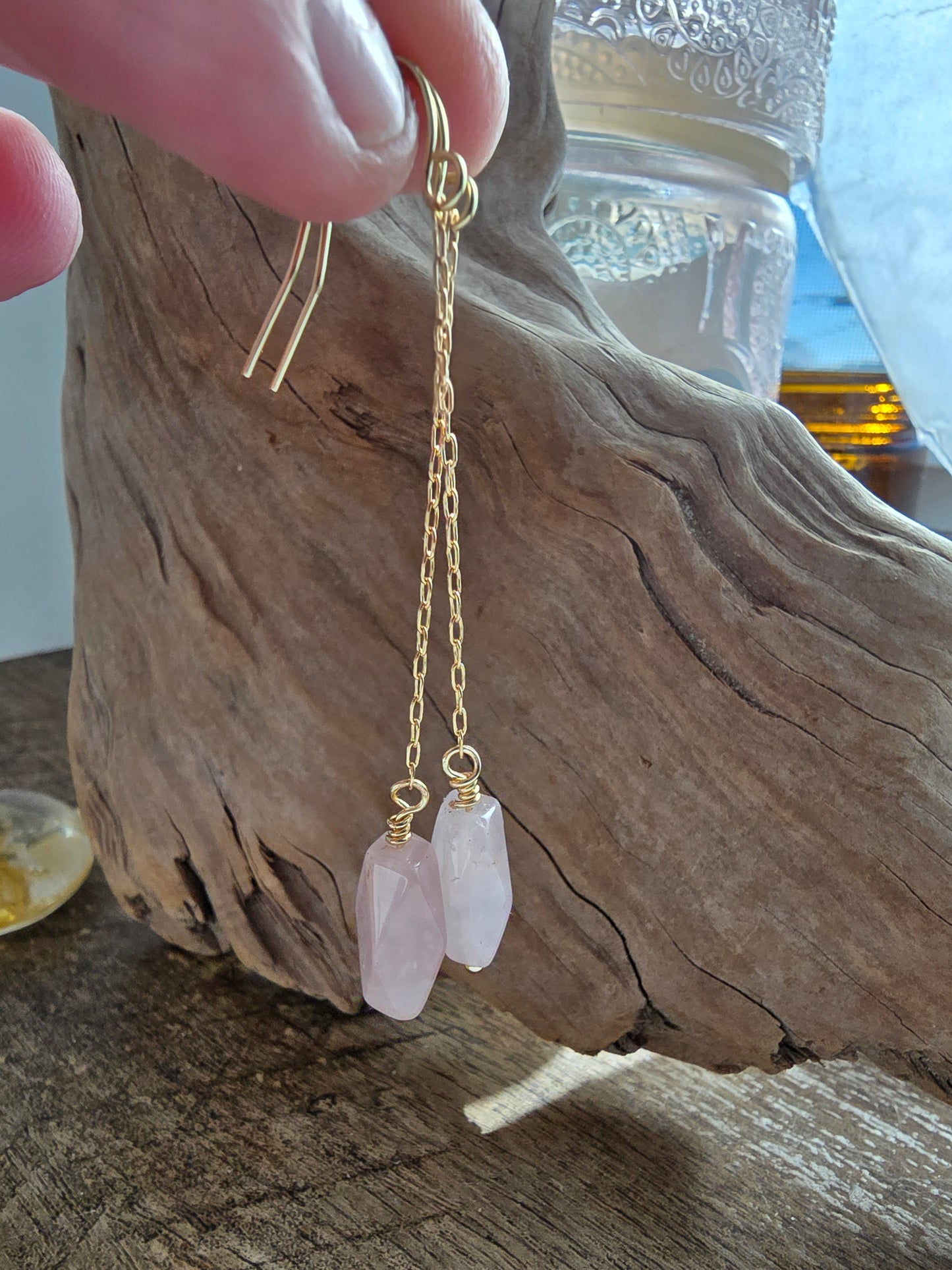 Gemstone Threader-Style Chain Drops Sacred Sol Design