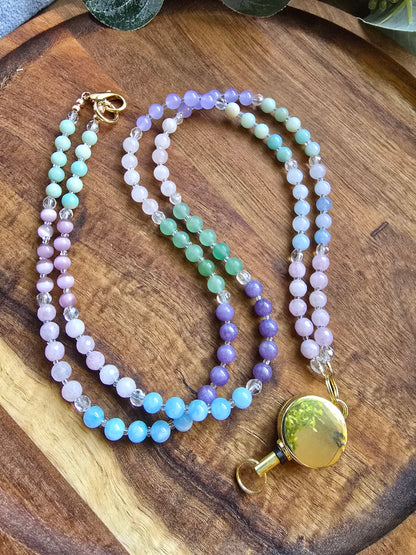 The Calming Cosmos Badge Lanyard Sacred Sol Design