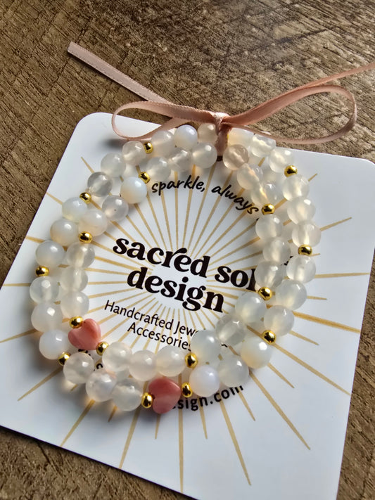 The Grace Duo: Mommy & Me Bracelet Set