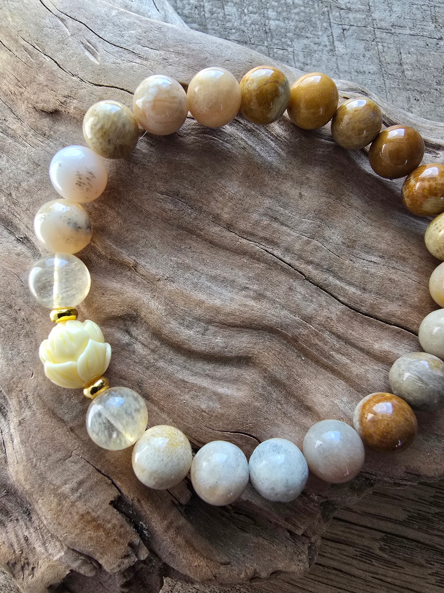 Citrine and Coral Bracelet My Store