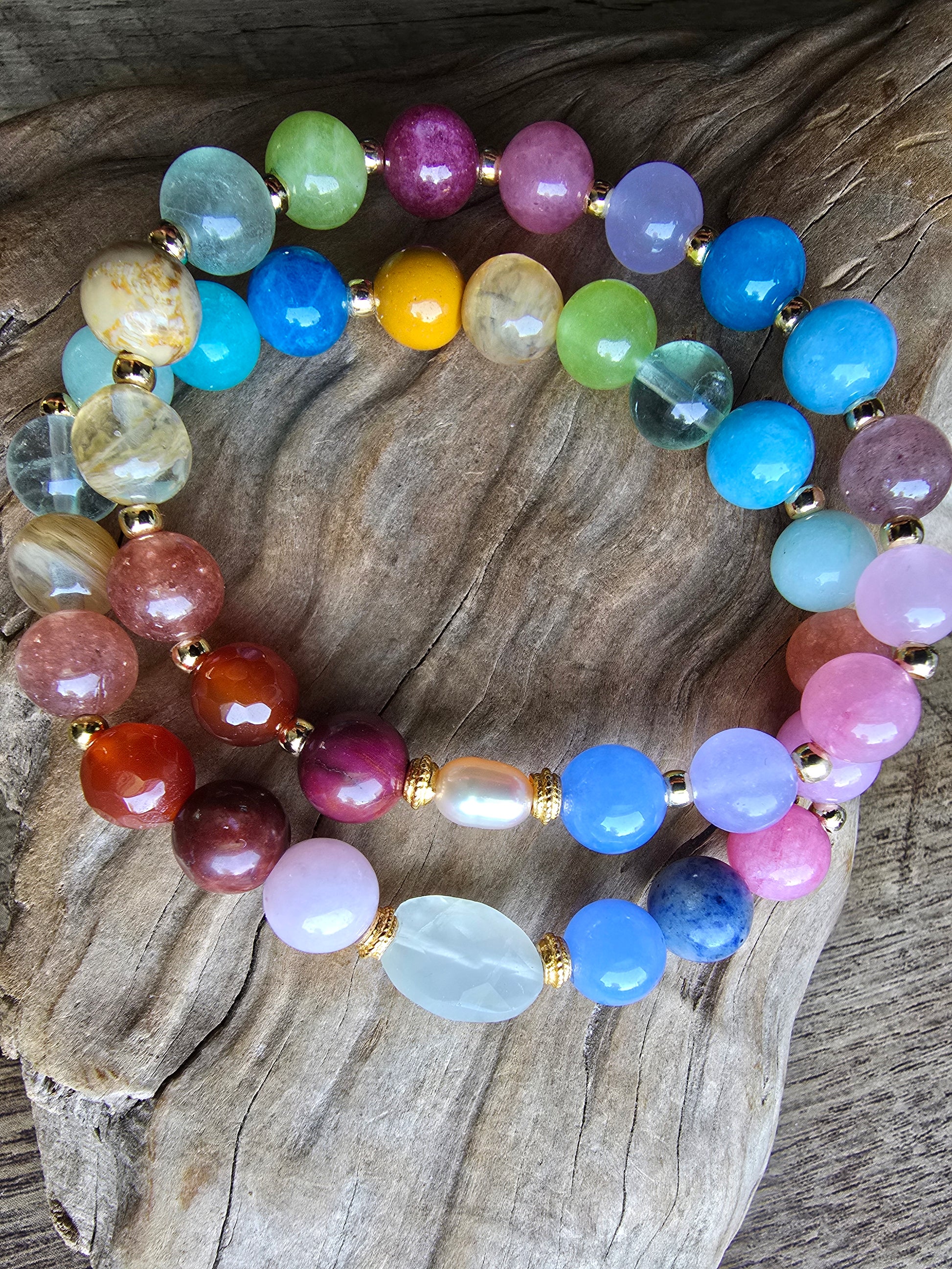 Kaleidoscope Confetti Stretch Bracelet My Store