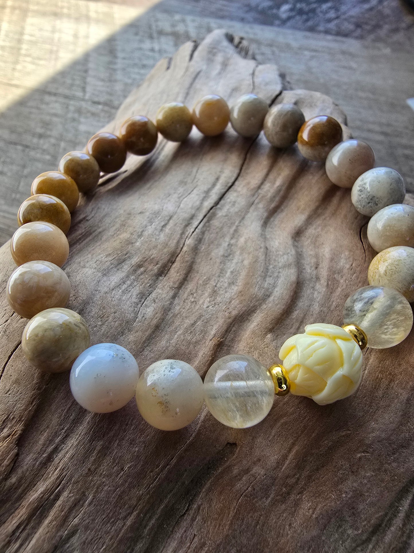 Citrine and Coral Bracelet My Store