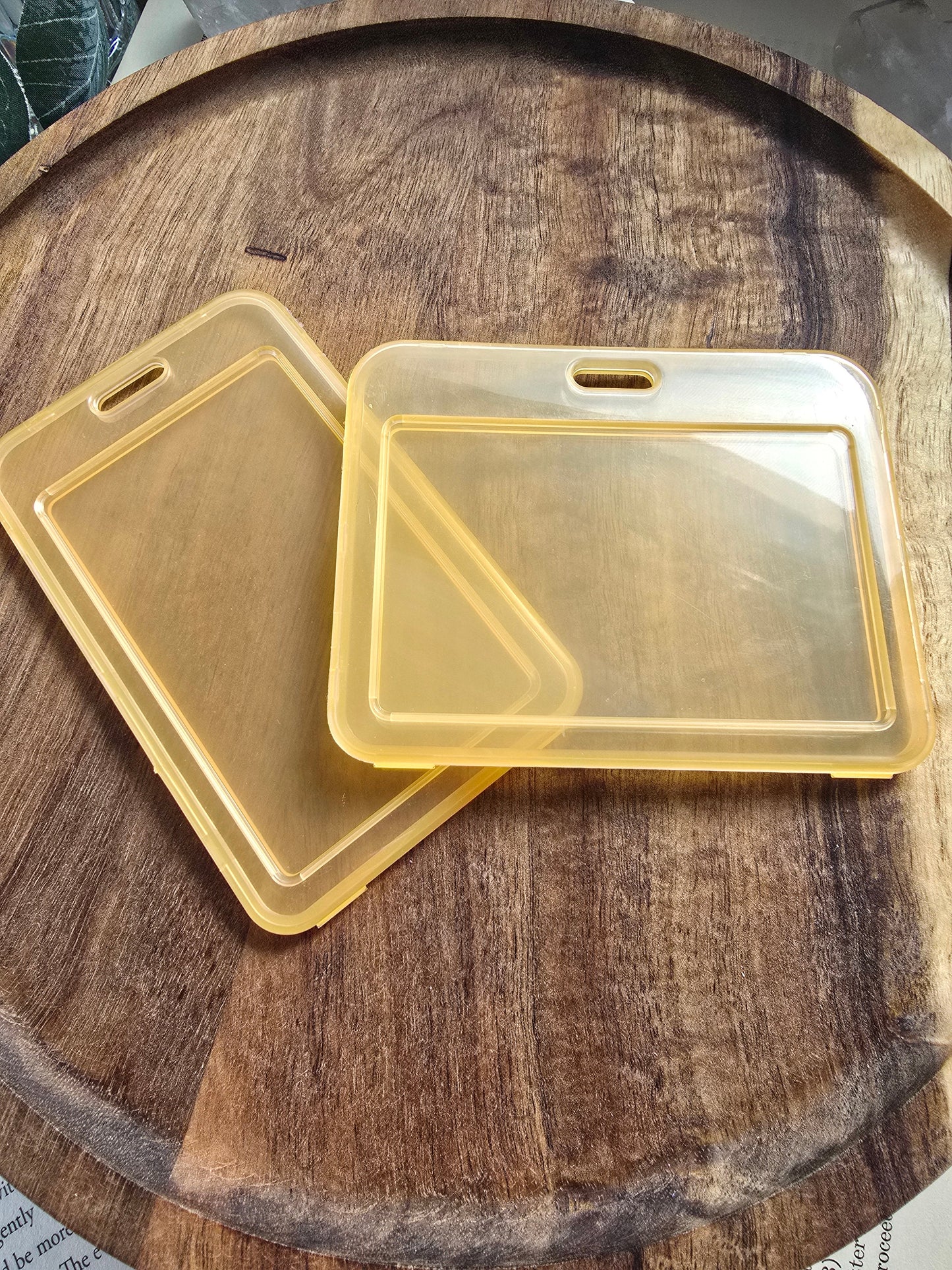 Colorful Transparent Card Protector Sleeves (Vertical & Horizontal) Sacred Sol Design