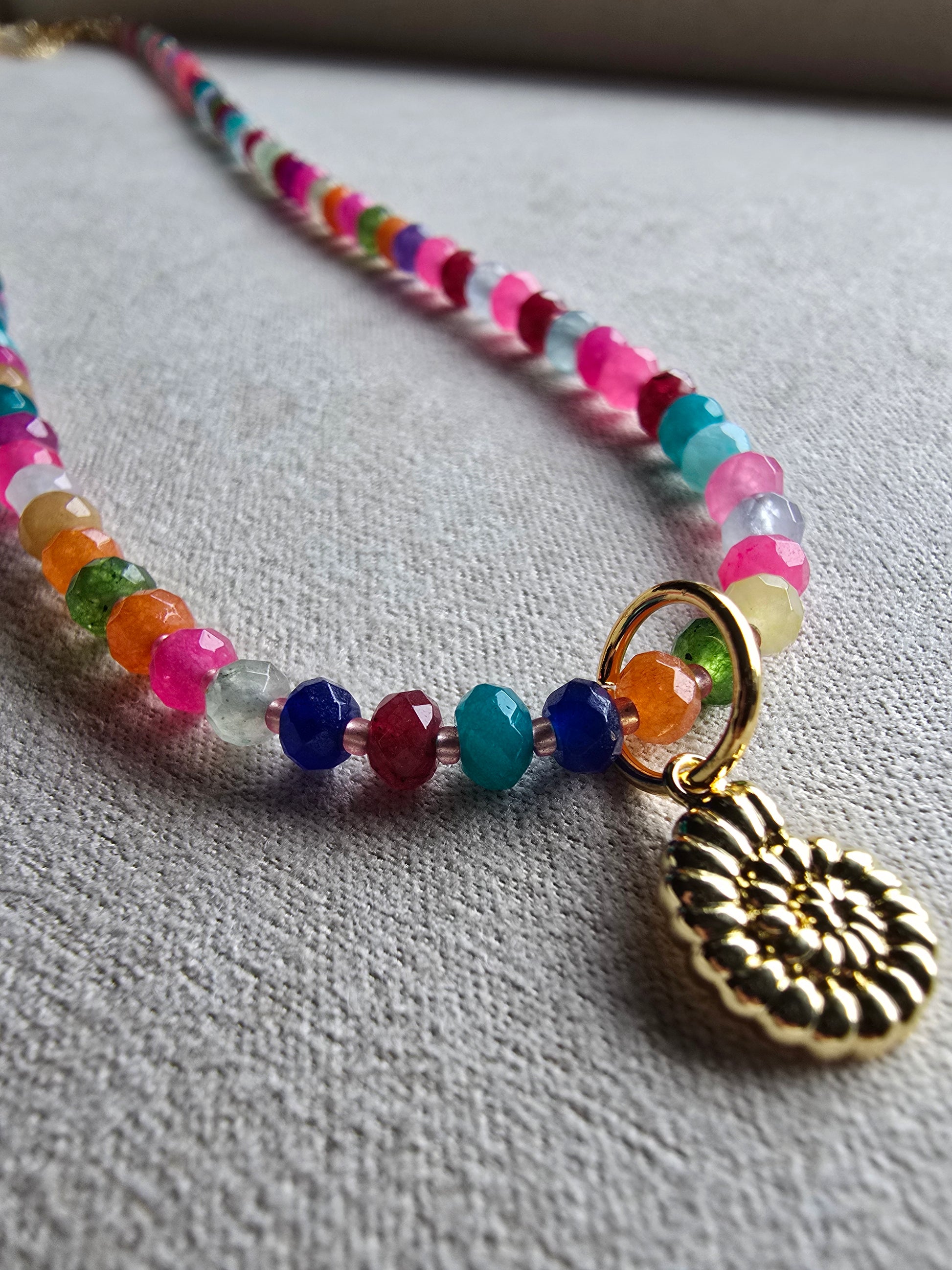 Kaleidoscope - Confetti 8MM 17.5" Necklace Sacred Sol Design
