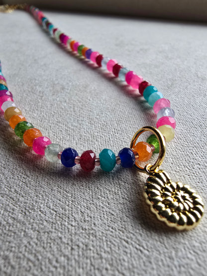 Kaleidoscope - Confetti 8MM 17.5" Necklace Sacred Sol Design