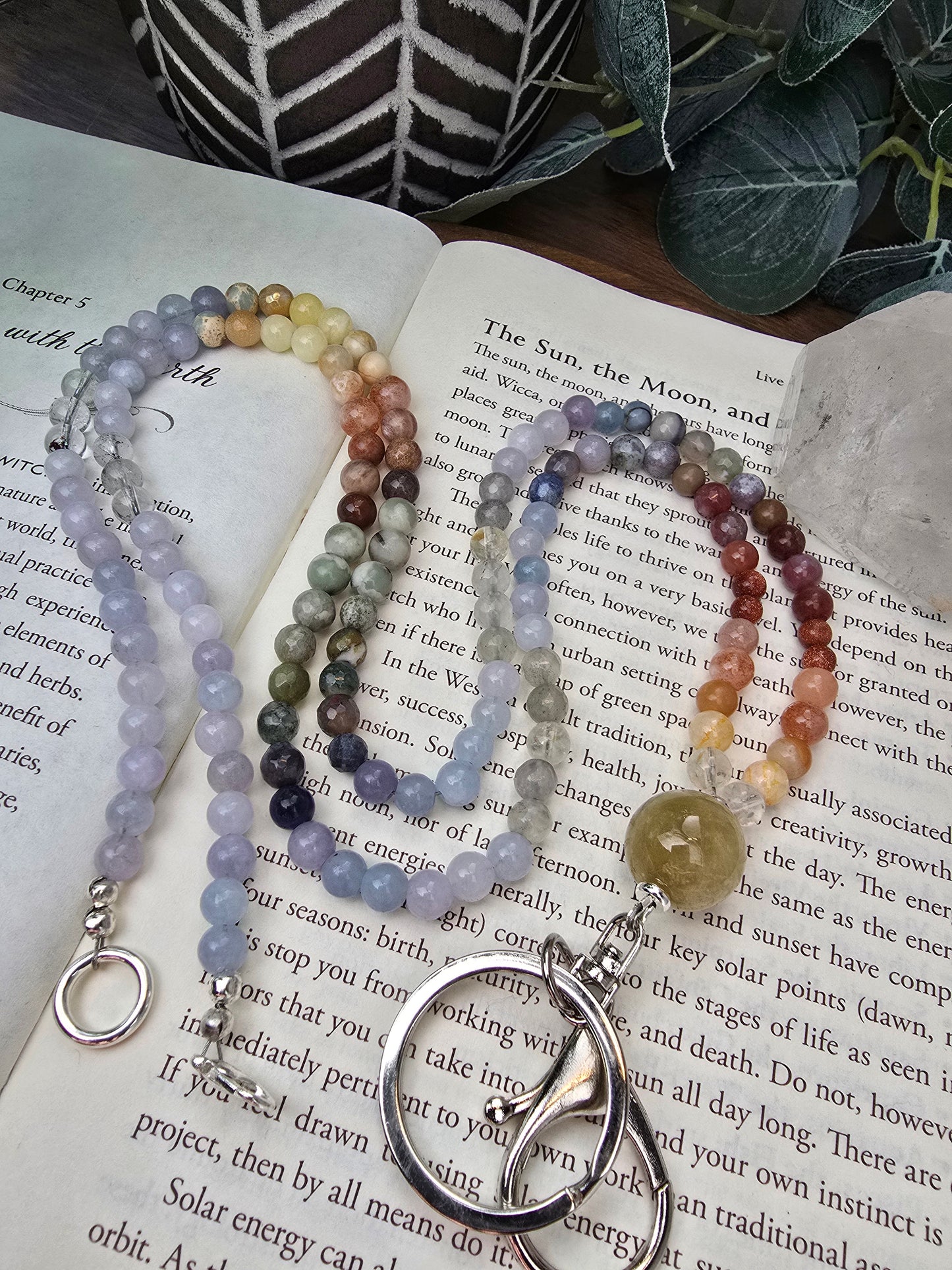 Twilight Sunset Gradient Lanyard Sacred Sol Design