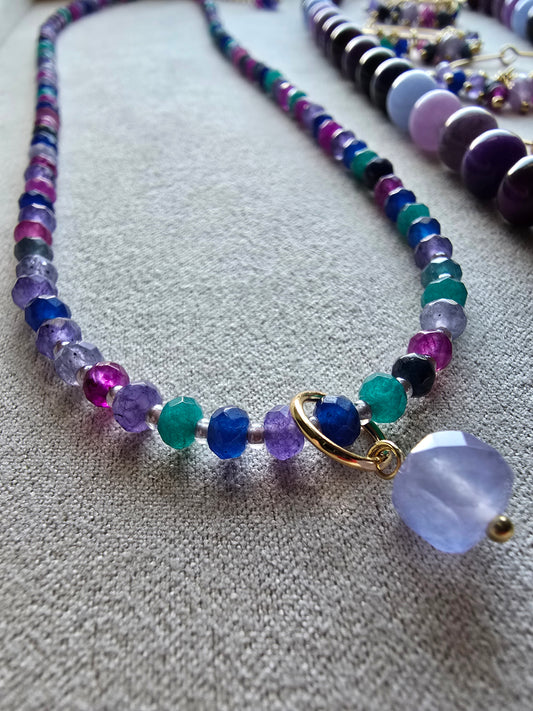 Kaleidoscope - Midnight 4MM 18" Necklace Sacred Sol Design