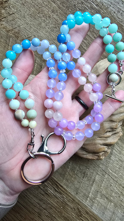 Daybreak Tide Gemstone Lanyard Sacred Sol Design