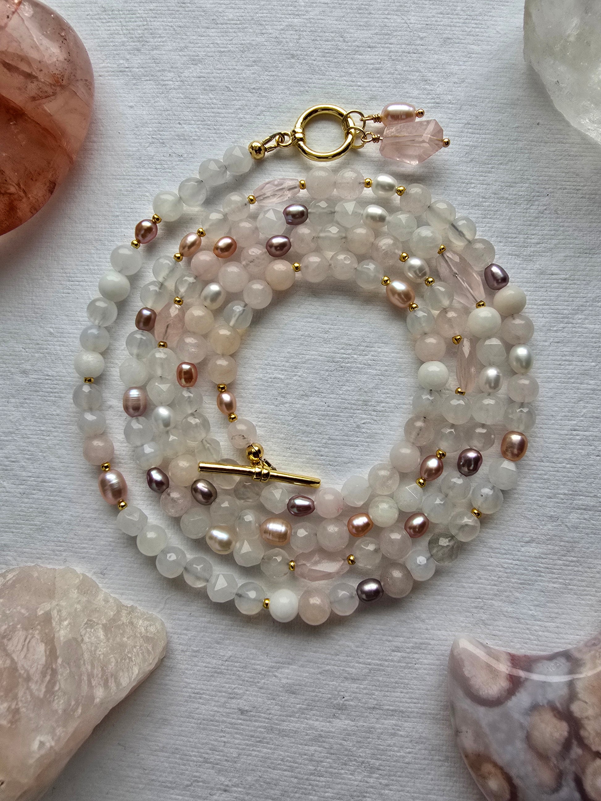 Keepsake Convertible Gemstone Necklace Sacred Sol Design