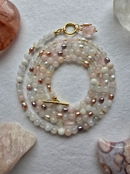 Keepsake Convertible Gemstone Necklace Sacred Sol Design