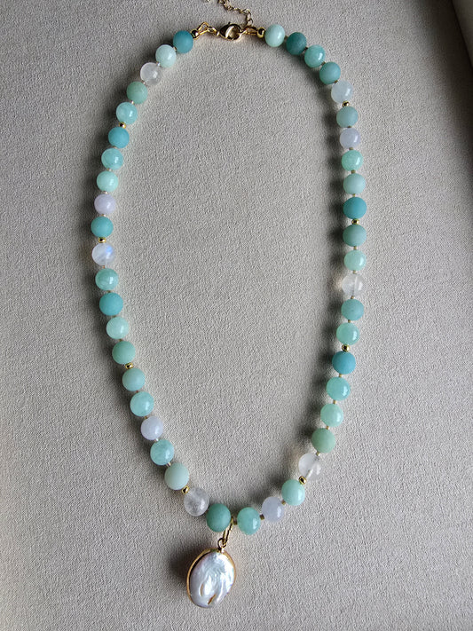 Kaleidoscope - Confetti 8MM 17.5" Necklace Sacred Sol Design
