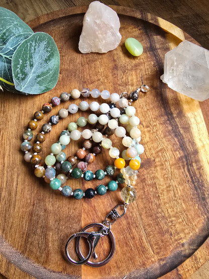 The Inner Balance Gemstone Lanyard Sacred Sol Design