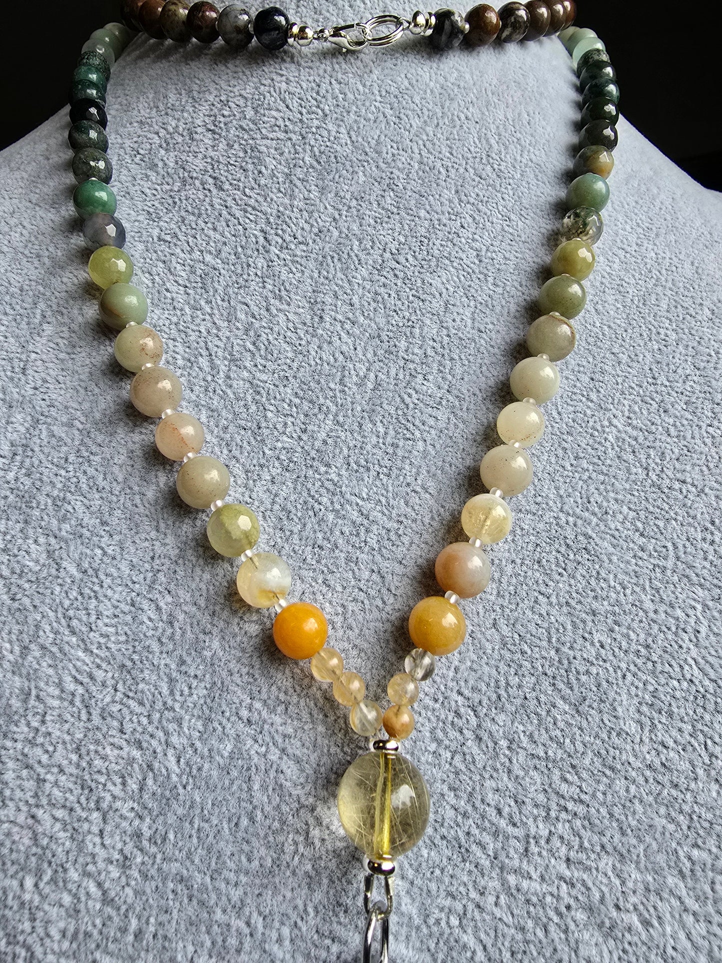The Inner Balance Gemstone Lanyard Sacred Sol Design