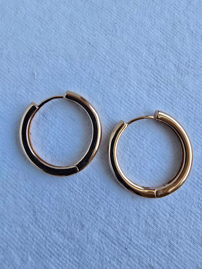 Foundation Huggie Hoops (24.5MM)