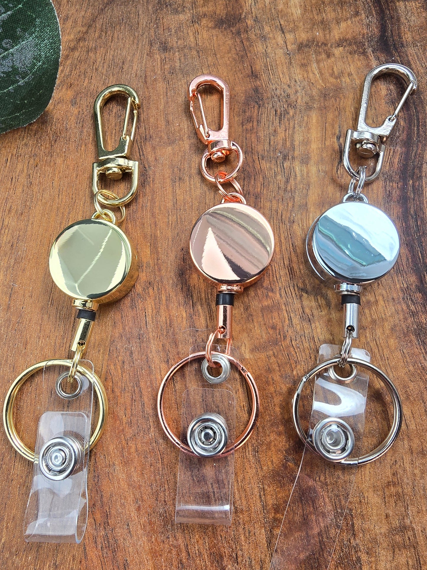 Clip-on Extendable Badge Reel Sacred Sol Design