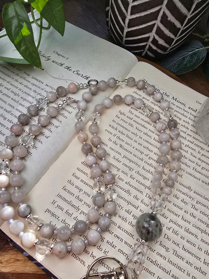 Aquamarine Tranquility Lanyard Sacred Sol Design