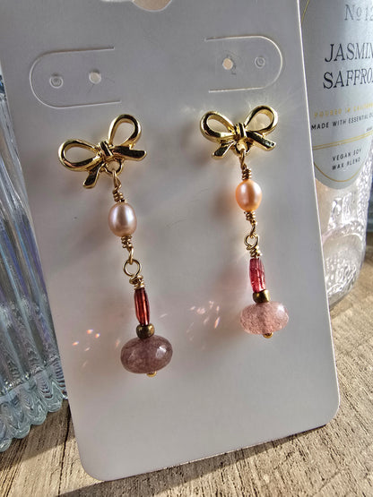 Lepidolite Grace Earrings Sacred Sol Design