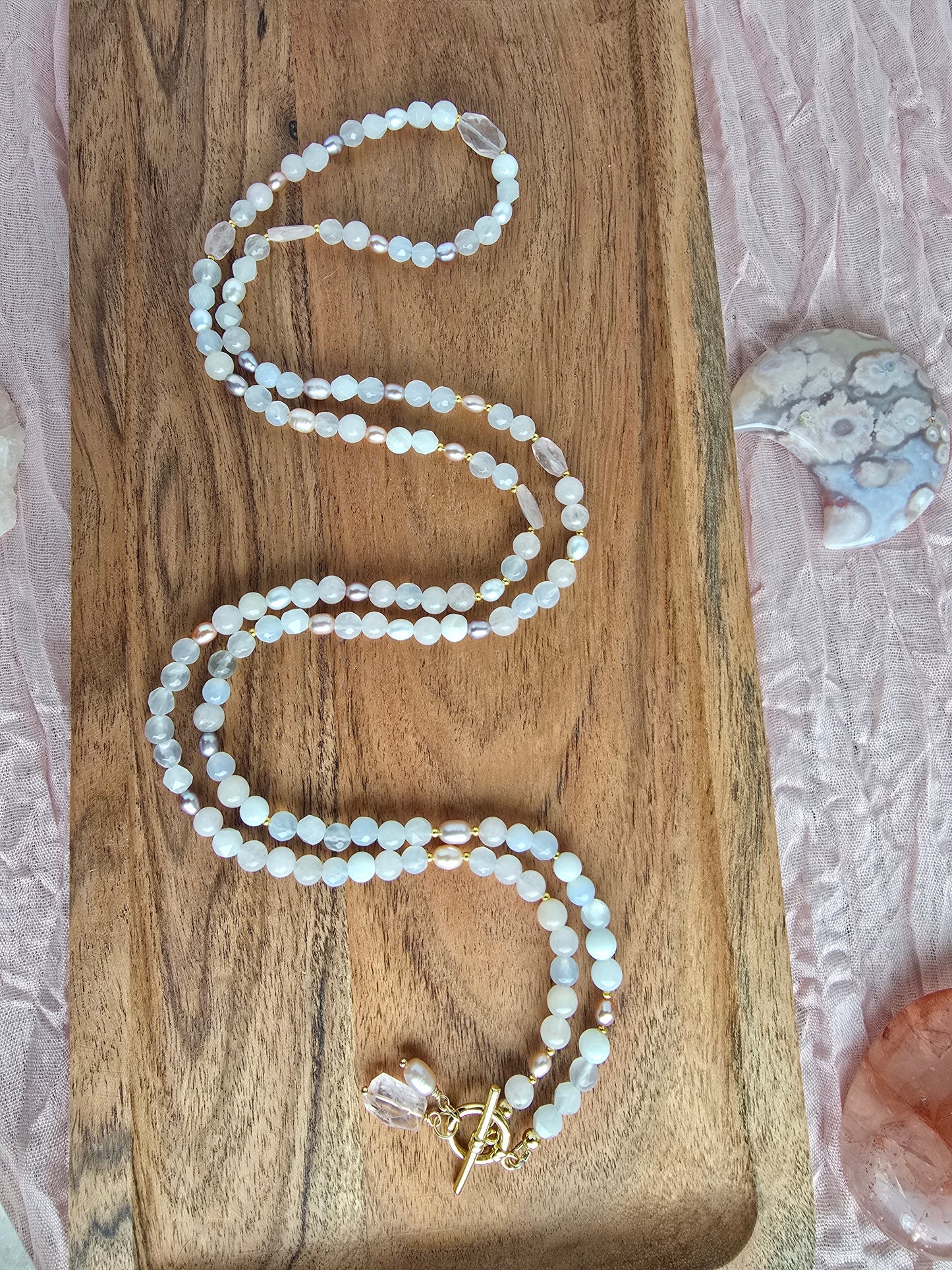 Keepsake Convertible Gemstone Necklace Sacred Sol Design
